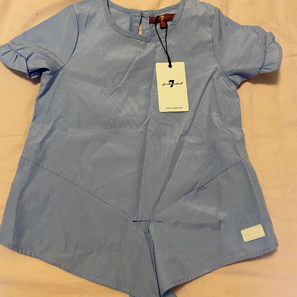 BNWT 7 for All Mankind Girls Blouse